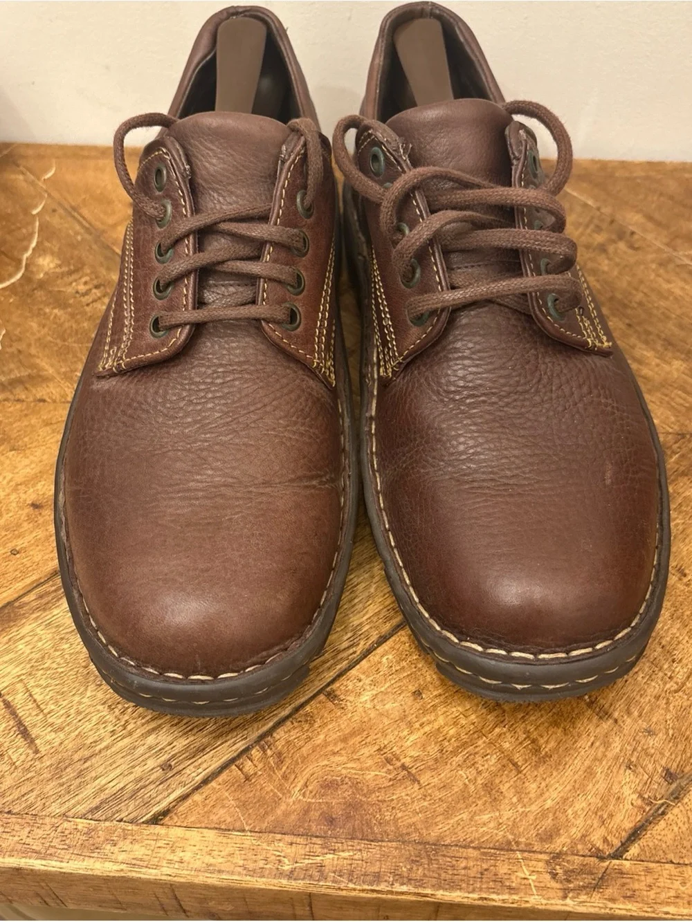 Born Shoes Mens Size 9.5 Brown Leather Oxford Comfort Walking Casual M6650